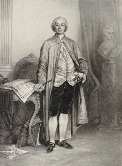 Christoph Willibald Gluck by Edouard Jean Conrad Hamman